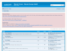Tablet Screenshot of forum.wacom.eu